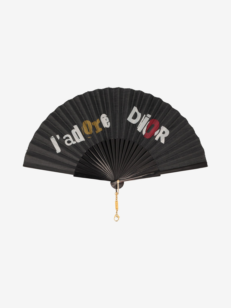 Christian Dior ""J'Adore Dior"" Folding Fan - John Galliano Era W2926.52  Dior 