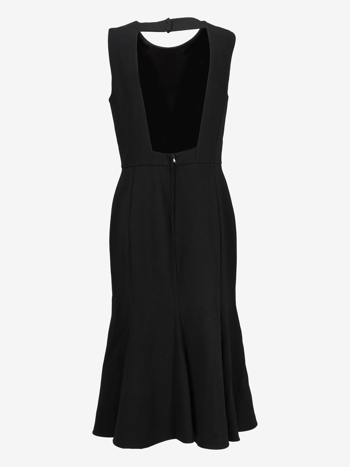 Dolce & Gabbana Black Open-Back Day Dress W2926.10  Dolce & Gabbana 