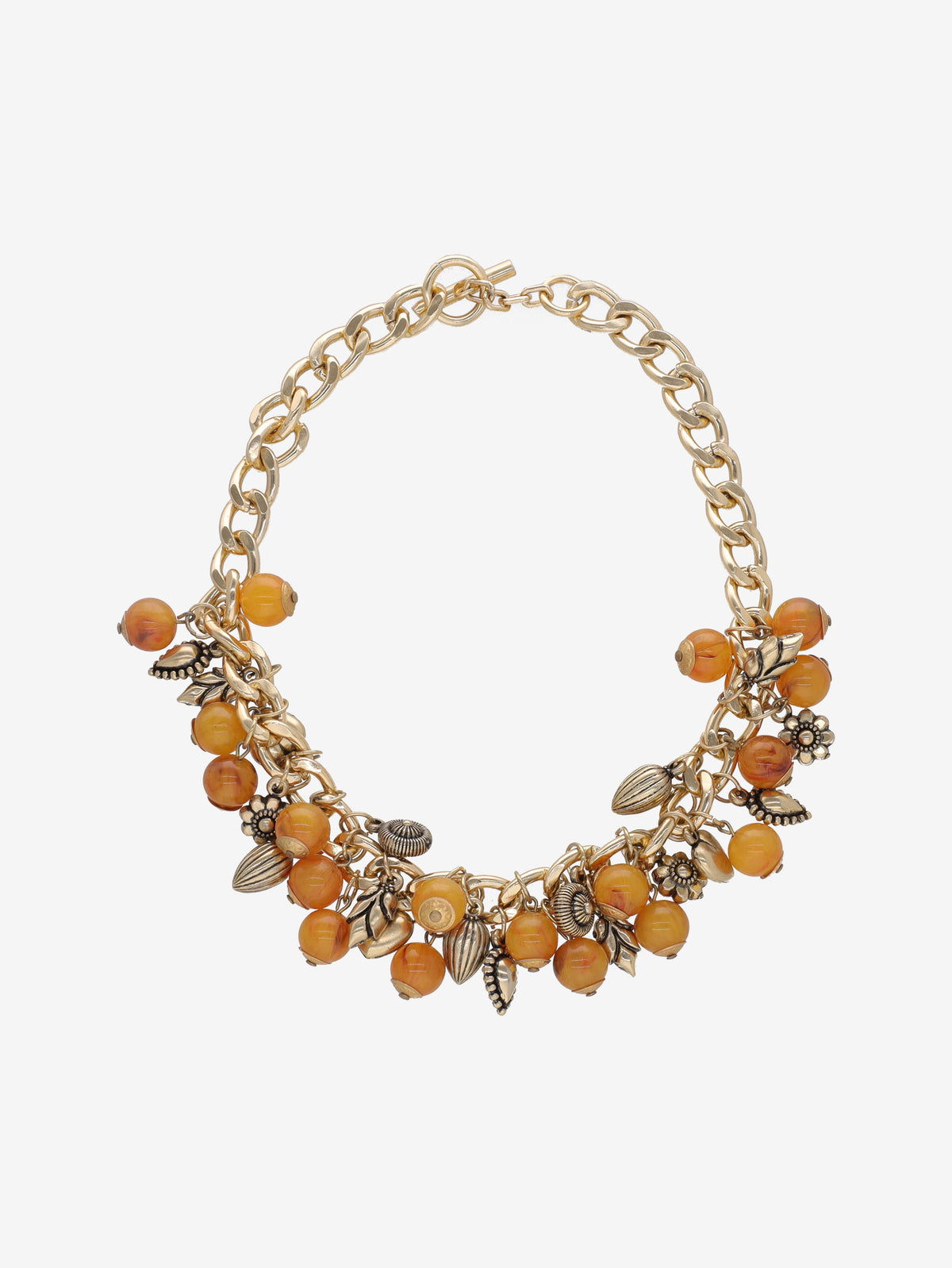 Vintage Necklace With Charms MR231025.17  Dolman 