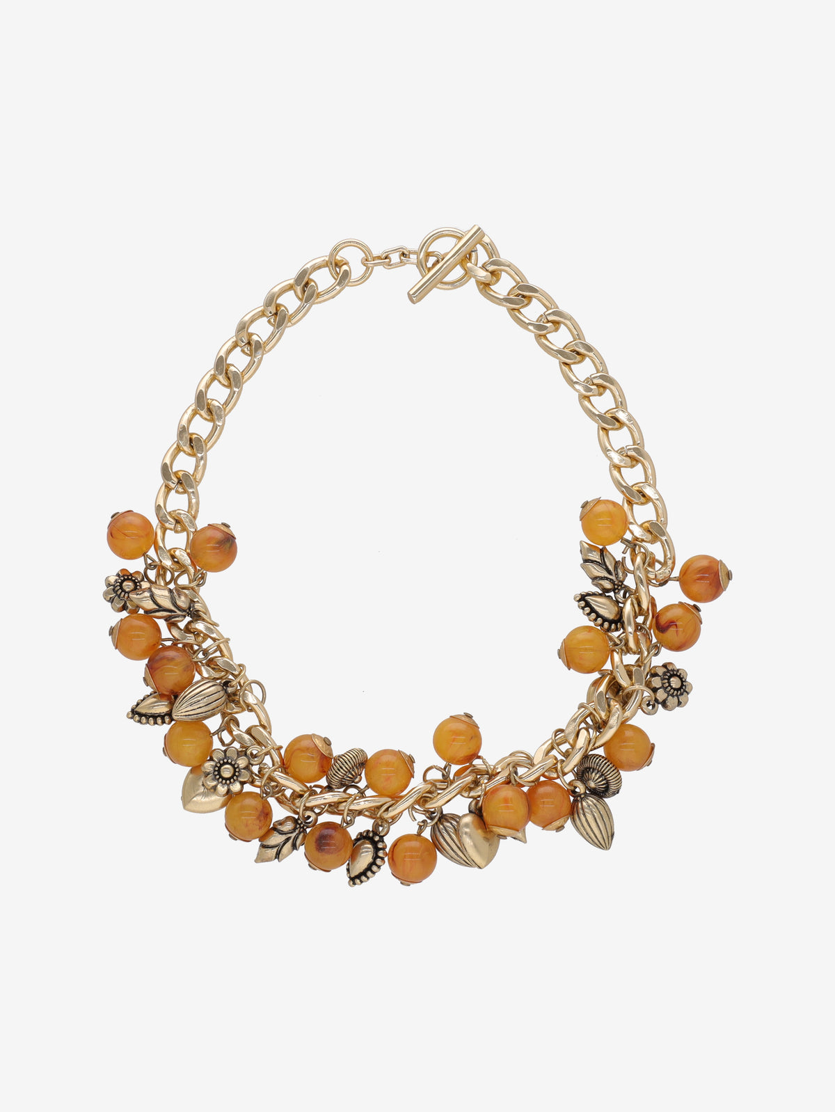 Vintage Necklace With Charms MR231025.17  Dolman 