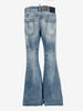 Dsquared2 Bob Jean Flare Denim Pants with Rhinestone Embellishment CVM26.23.11  Dsquared² 