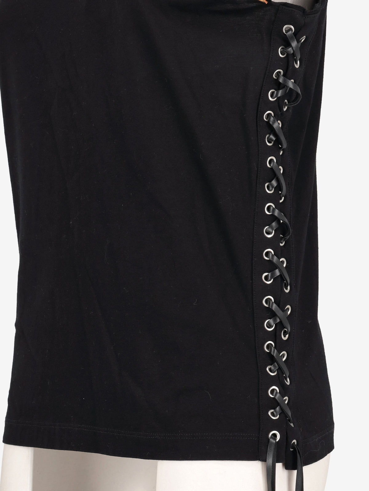 DSQUARED2 Sleeveless Mini T-Shirt with Metallic Inserts CVM26.23.141  Dsquared² 