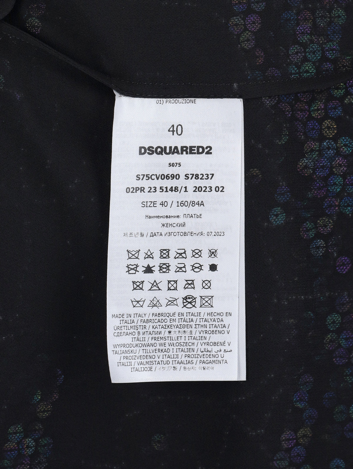 Dsquared2 Pearls & Flowers Embellished Sequin Mini Dress CVM26.23.1  Dsquared² 