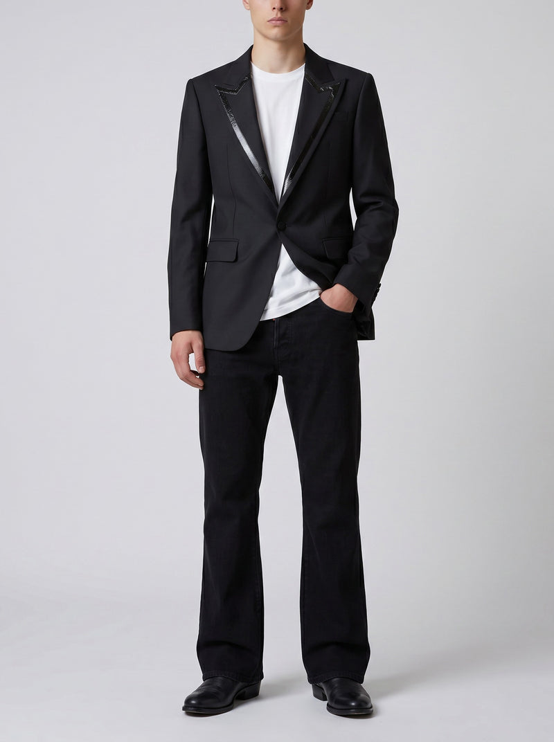 DSQUARED2 Dallas One-Button Blazer in Wool & Silk CVM26.23.212  Dsquared² 
