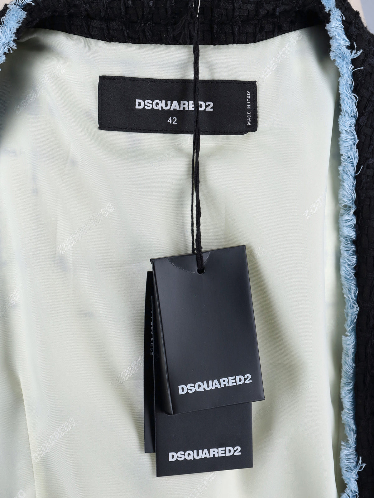 Dsquared2 Bouclé Cropped Bustier Jacket CVM26.23.30  Dsquared² 