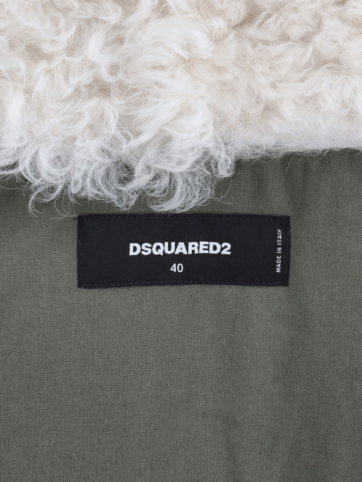 Dsquared2 AW23 Runway Shearling Corduroy Jacket with Belt Detail CVM26.23.37  Dsquared² 