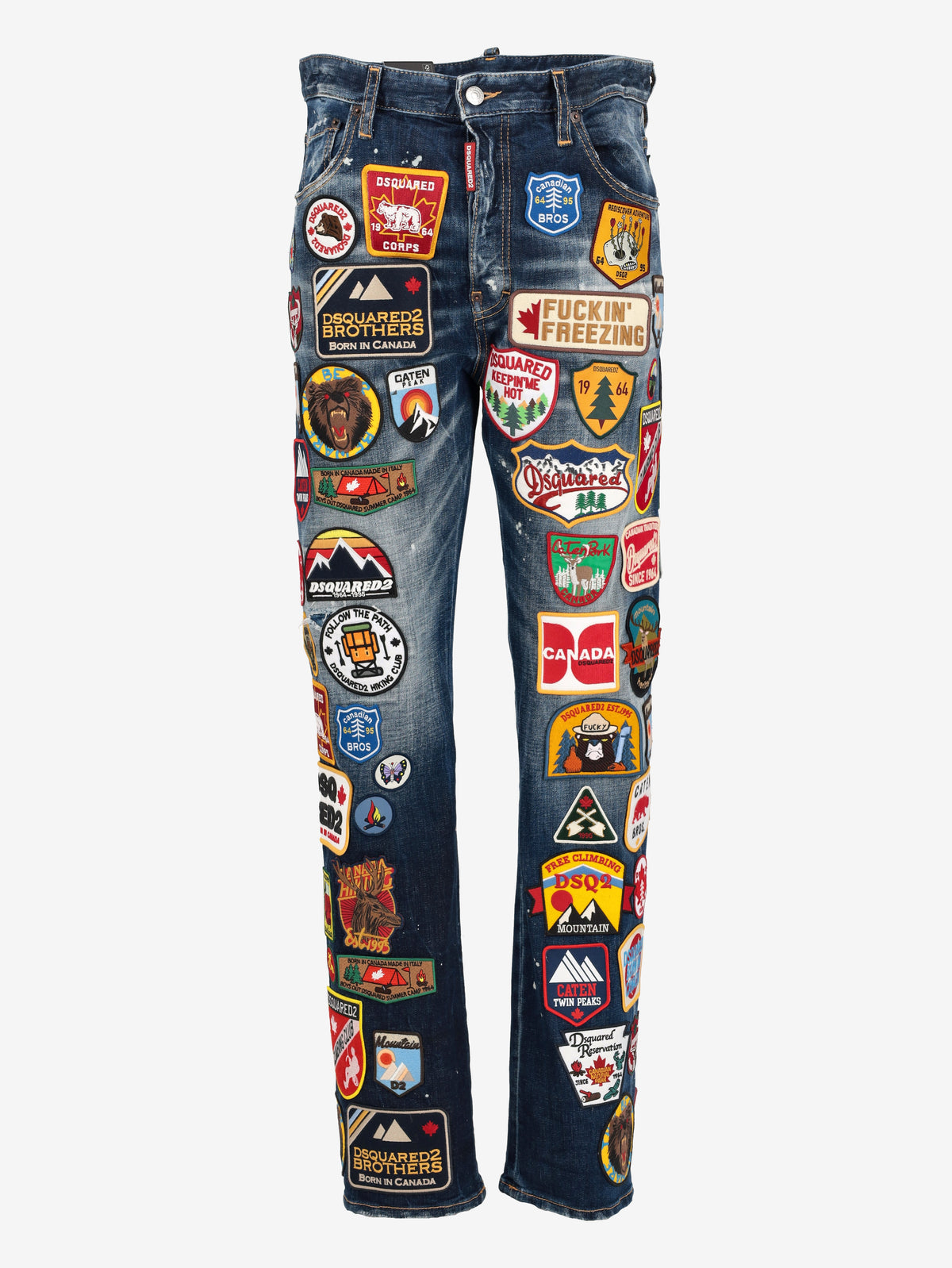 Dsquared2 Dark White Sprinkle Wash 642 Jeans CVM26.23.45  Dsquared² 