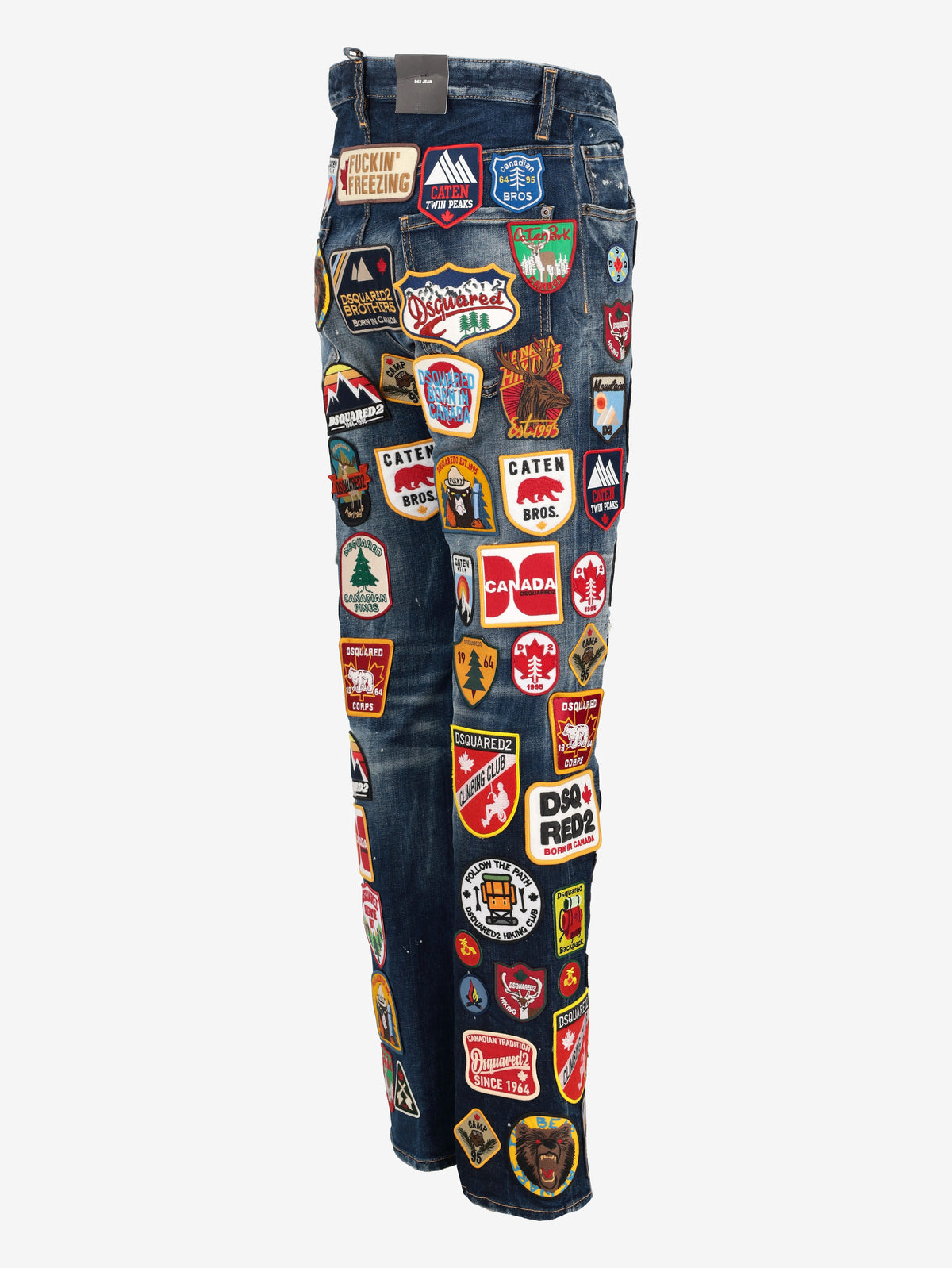 Dsquared2 Dark White Sprinkle Wash 642 Jeans CVM26.23.45  Dsquared² 