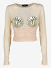 Dsquared2 Shell-Embellished Jersey Top CVM26.23.62  Dsquared² 