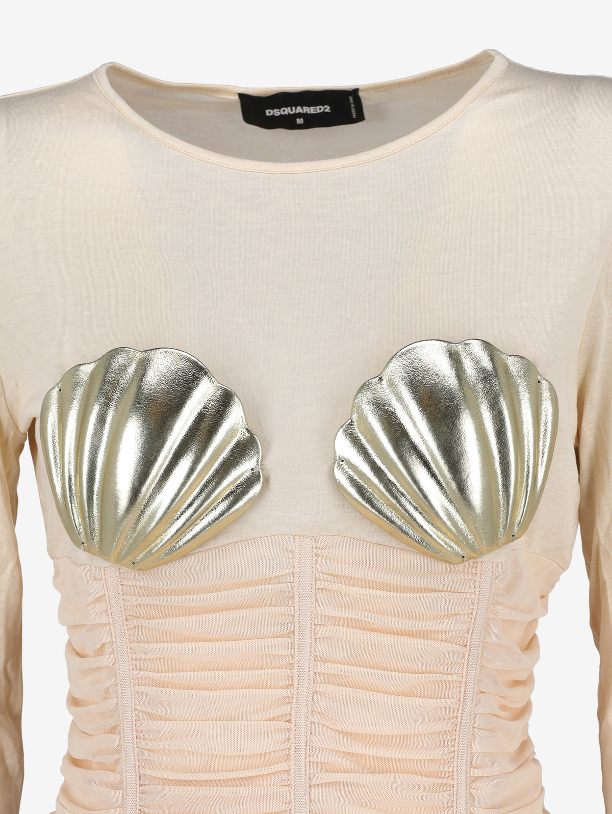 Dsquared2 Shell-Embellished Jersey Top CVM26.23.62  Dsquared² 