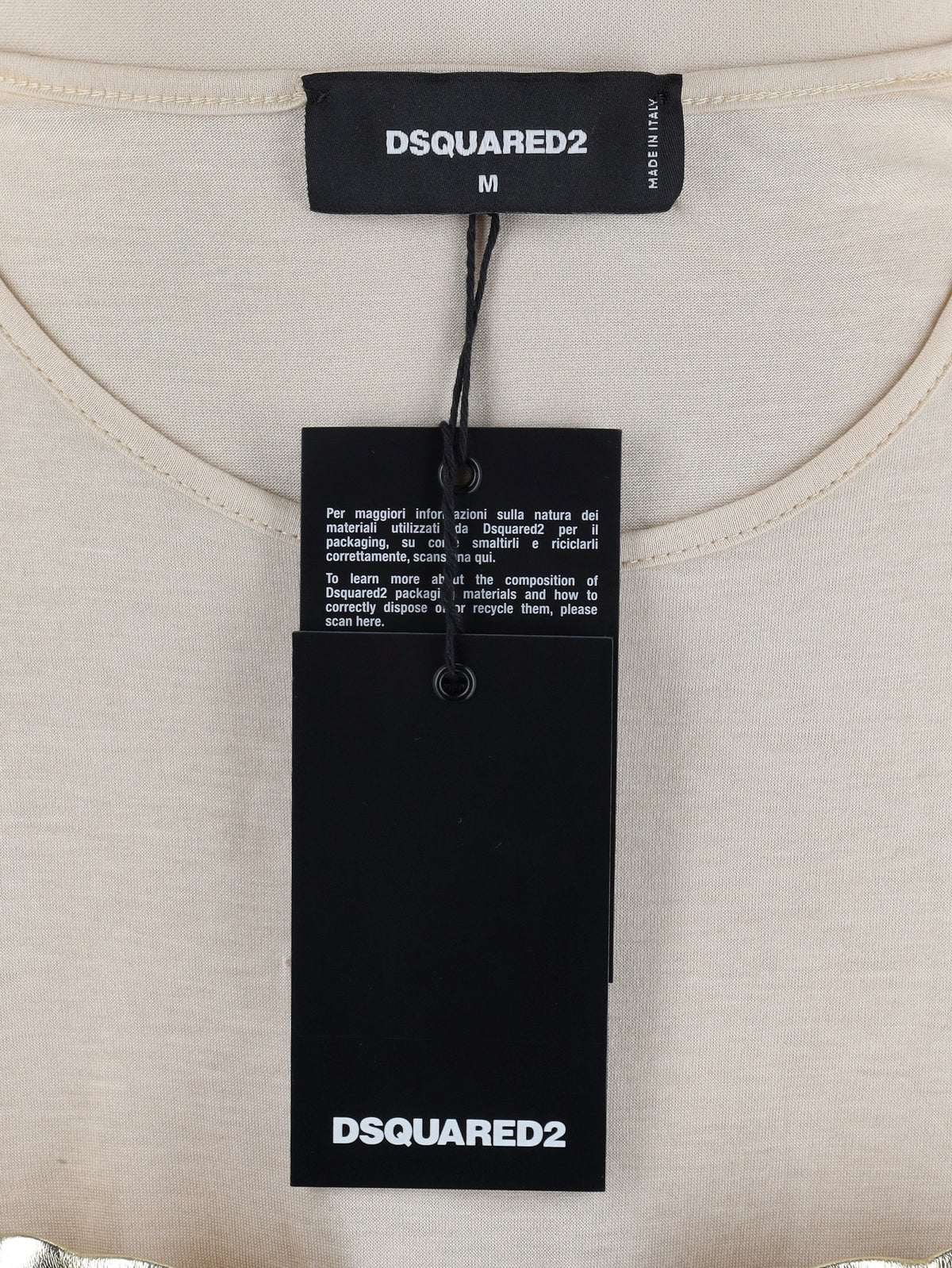 Dsquared2 Shell-Embellished Jersey Top CVM26.23.62  Dsquared² 