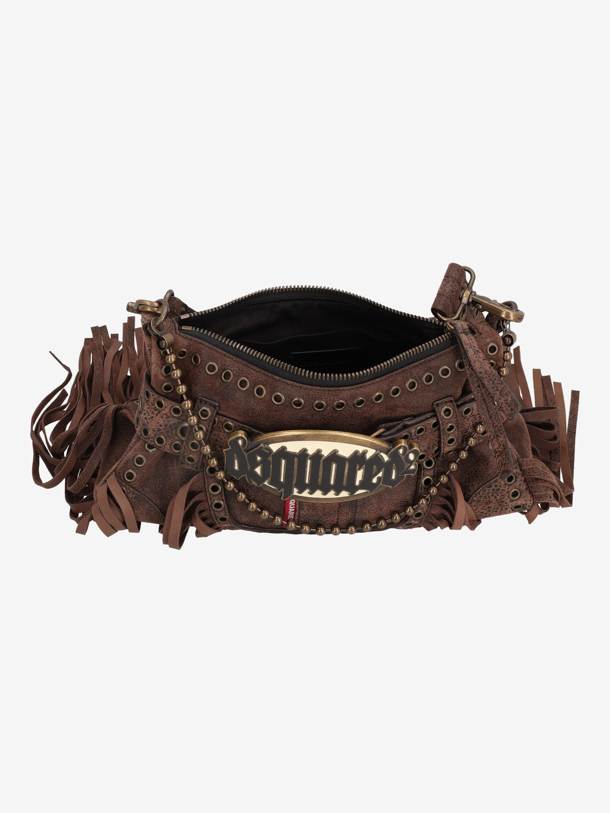 Dsquared2 Gothic Belt Bag in Leather with Chain Strap CVM26.23.90  Dsquared² 