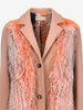 Emilio Pucci Long Coat with Raccoon Fur Trim CVM26.6.103  Emilio Pucci 