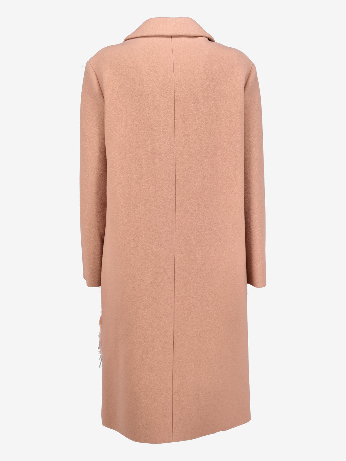 Emilio Pucci Long Coat with Raccoon Fur Trim CVM26.6.103  Emilio Pucci 