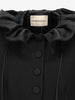 Emporio Armani Vintage Wool Coat with Gathered Collar W27526.182  Emporio Armani 