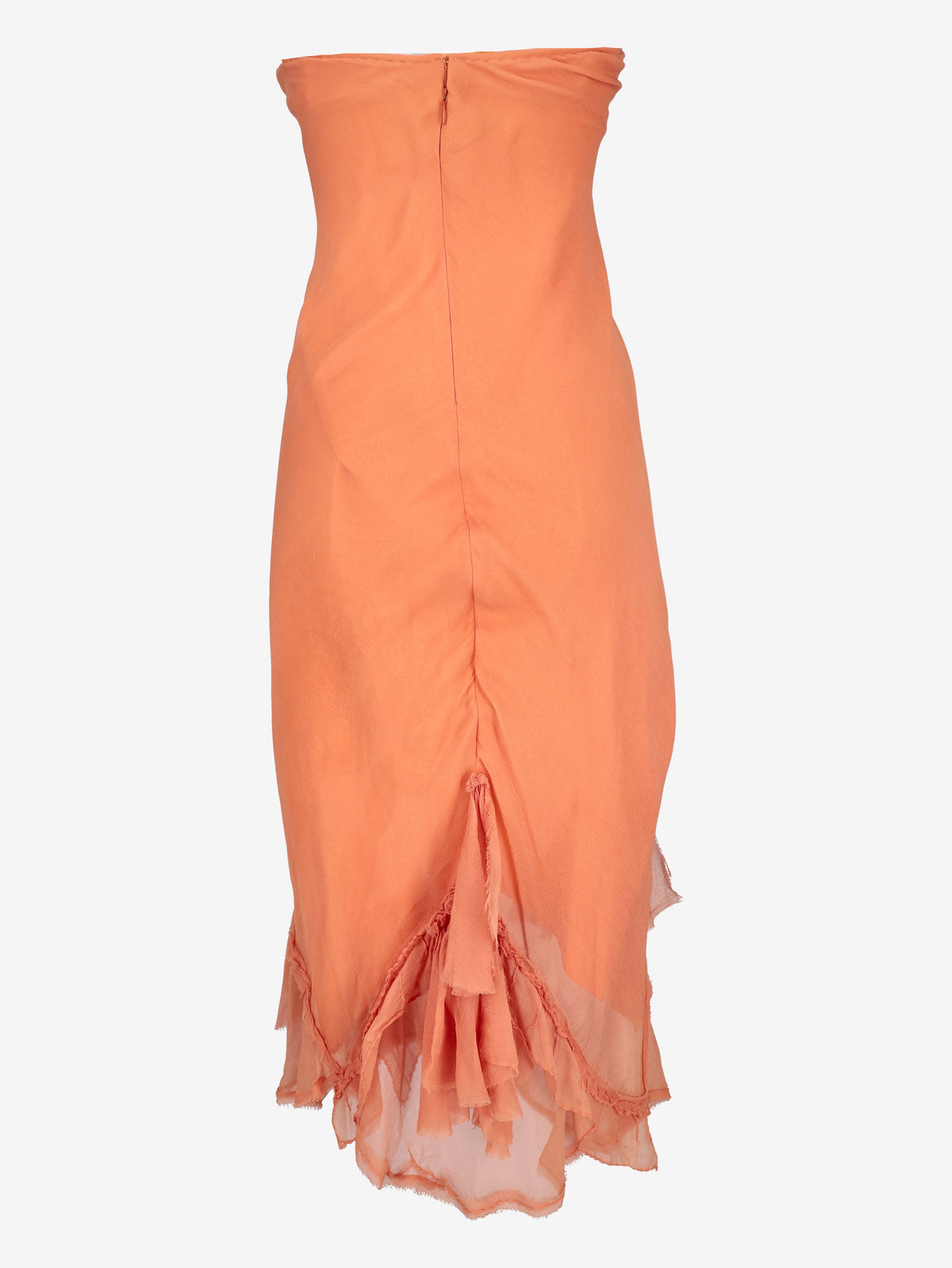 Ermanno Scervino Orange Evening Gown with Matching Stole W081026.2  Ermanno Scervino 