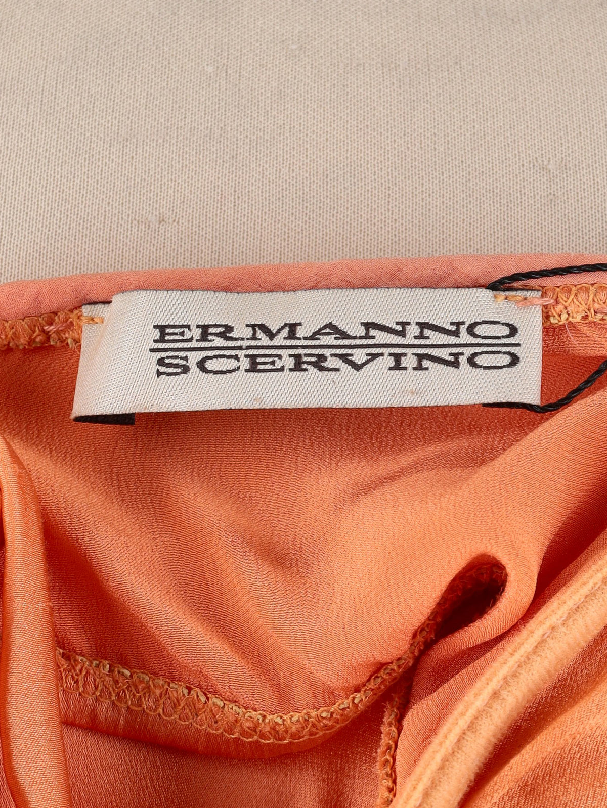 Ermanno Scervino Orange Evening Gown with Matching Stole W081026.2  Ermanno Scervino 