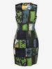 Etro Multicolor Satin-Effect Midi Dress CVM24.96.38  Etro 