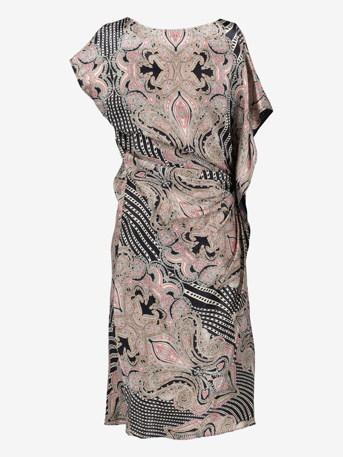 Etro Paisley Wool-Blend Draped Mini Dress CVM26.6.156  Etro 