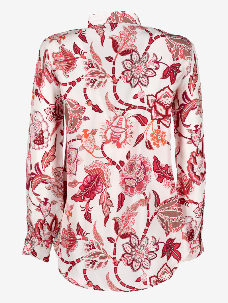 Etro Silk Shirt with All-Over Floral Print W7426.7  Etro 