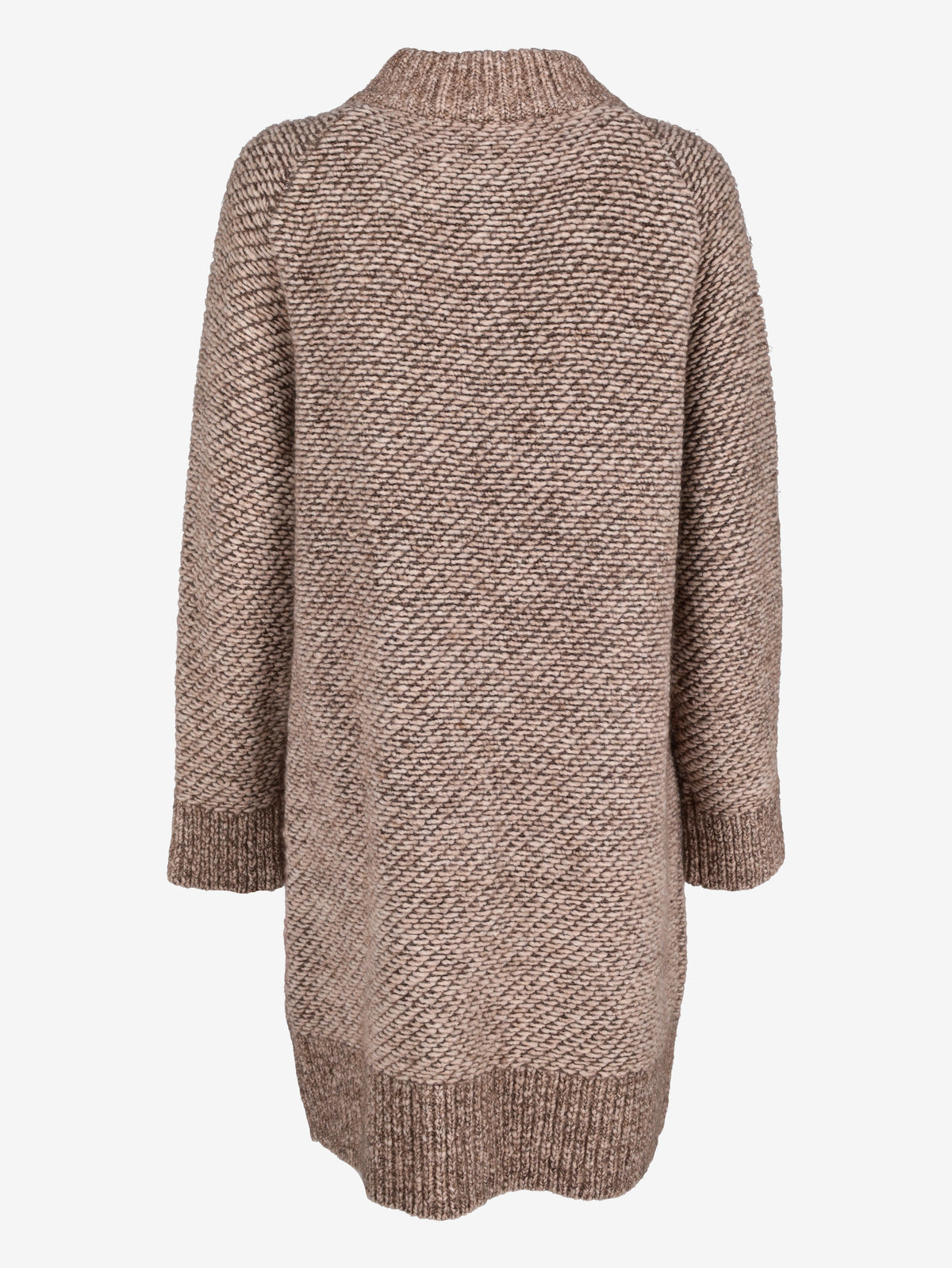 Falconeri Textured Knitted Long Coat with Buckle Detail CVM26.22.6  Falconeri 