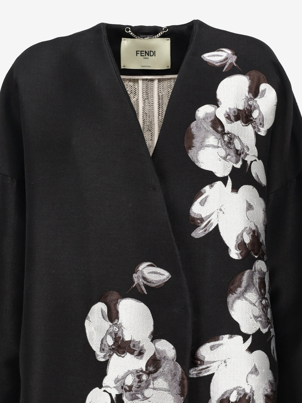 Fendi Embroidered Orchid Coat CVM26.22.18  Fendi 