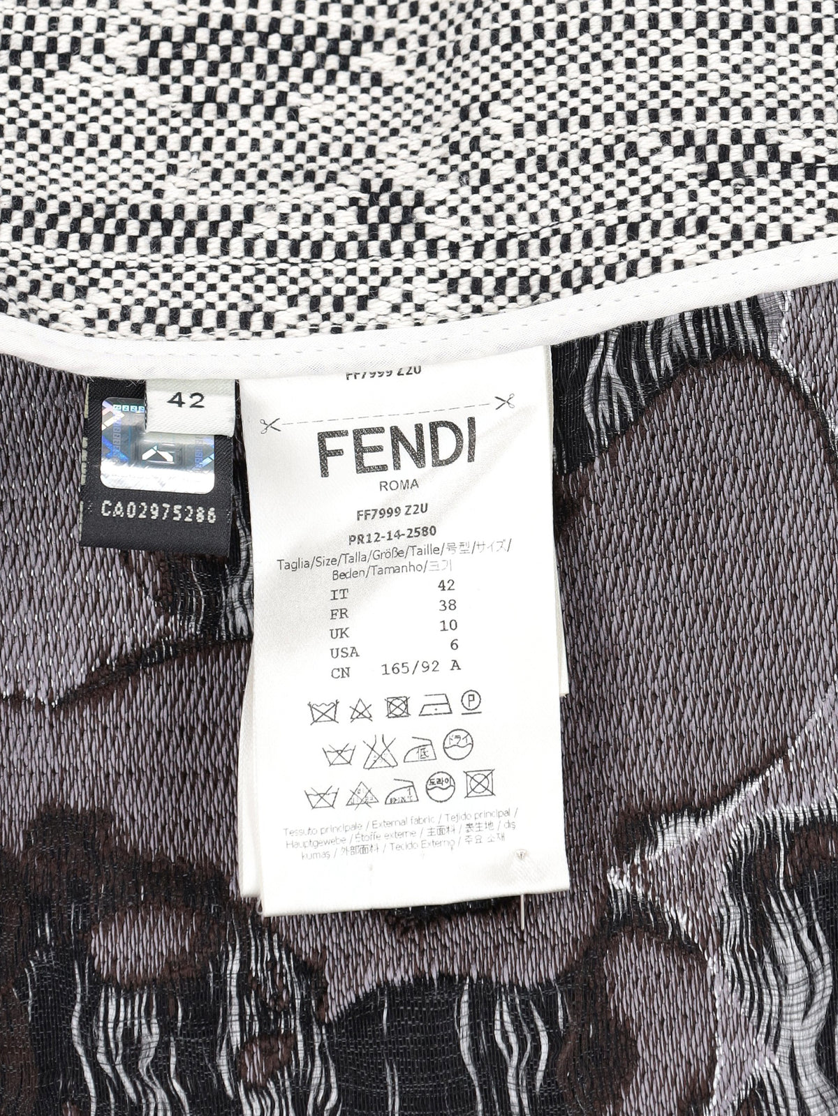 Fendi Embroidered Orchid Coat CVM26.22.18  Fendi 