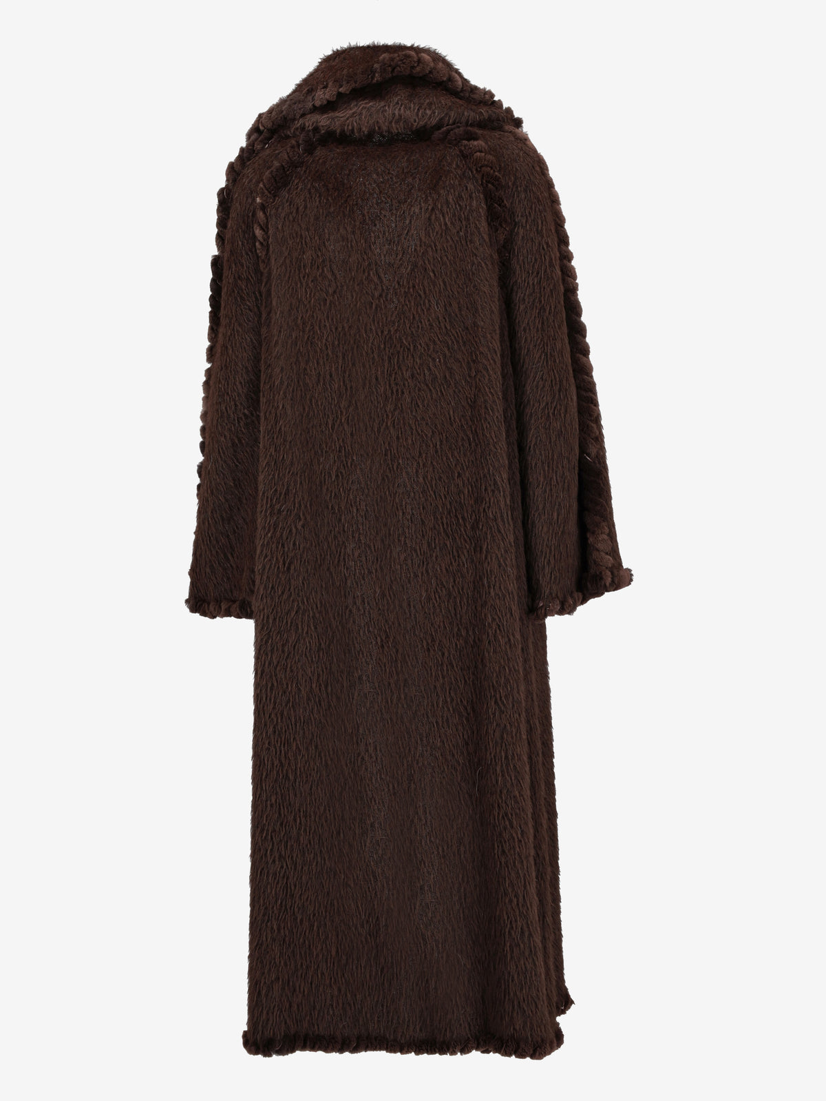 Fendi Vintage Wool-Blend Coat with Tie Collar W27526.184  Fendi 