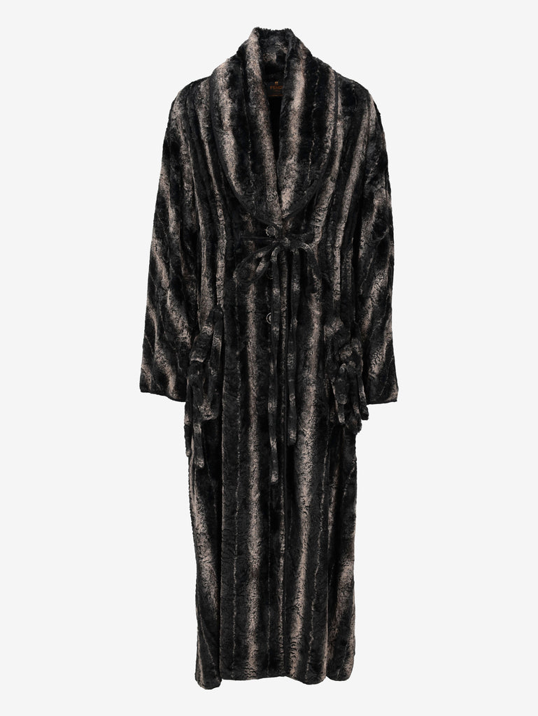Fendi Vintage Faux-Fur Effect Long Coat W27526.186  Fendi 