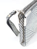 1990s Salvatore Ferragamo leather handbag with pied de poule print MR700725  Ferragamo 