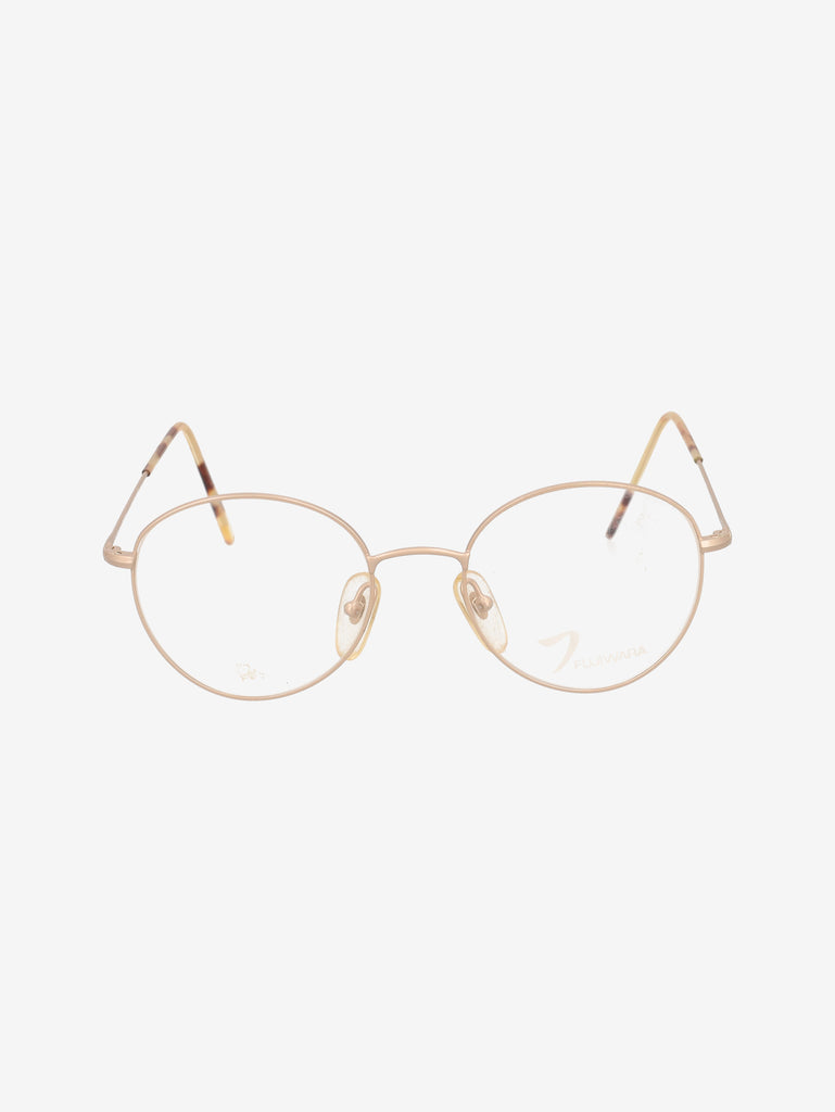 Vintage Ultra-Thin Metal Optical Glasses W13726.34  Fujiwara 