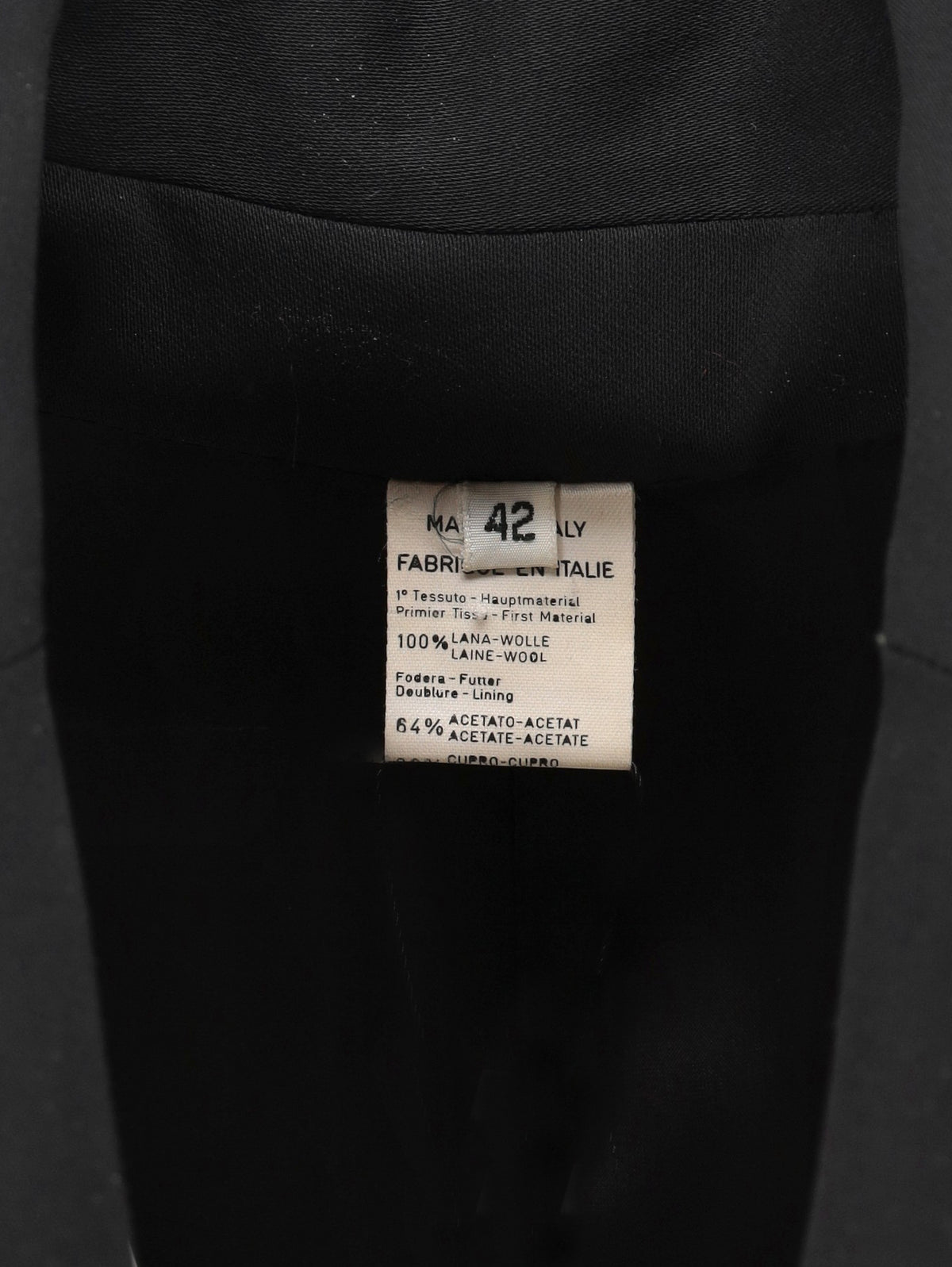 Genny Vintage Wool Coat with Gold-Tone Logo Buttons W27526.196  Genny 