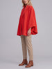 Genny Vintage Red Wool & Alpaca Cape W27526.198  Genny 