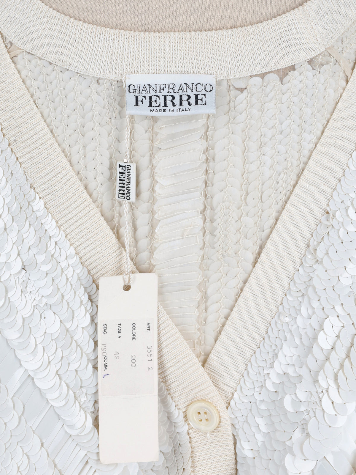 Gianfranco Ferré Sculptural Vintage Cardigan W2511.127  Gianfranco Ferré 