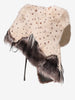 Gianfranco Ferré Vintage Asymmetric Fur Cape W27526.202  Gianfranco Ferré 