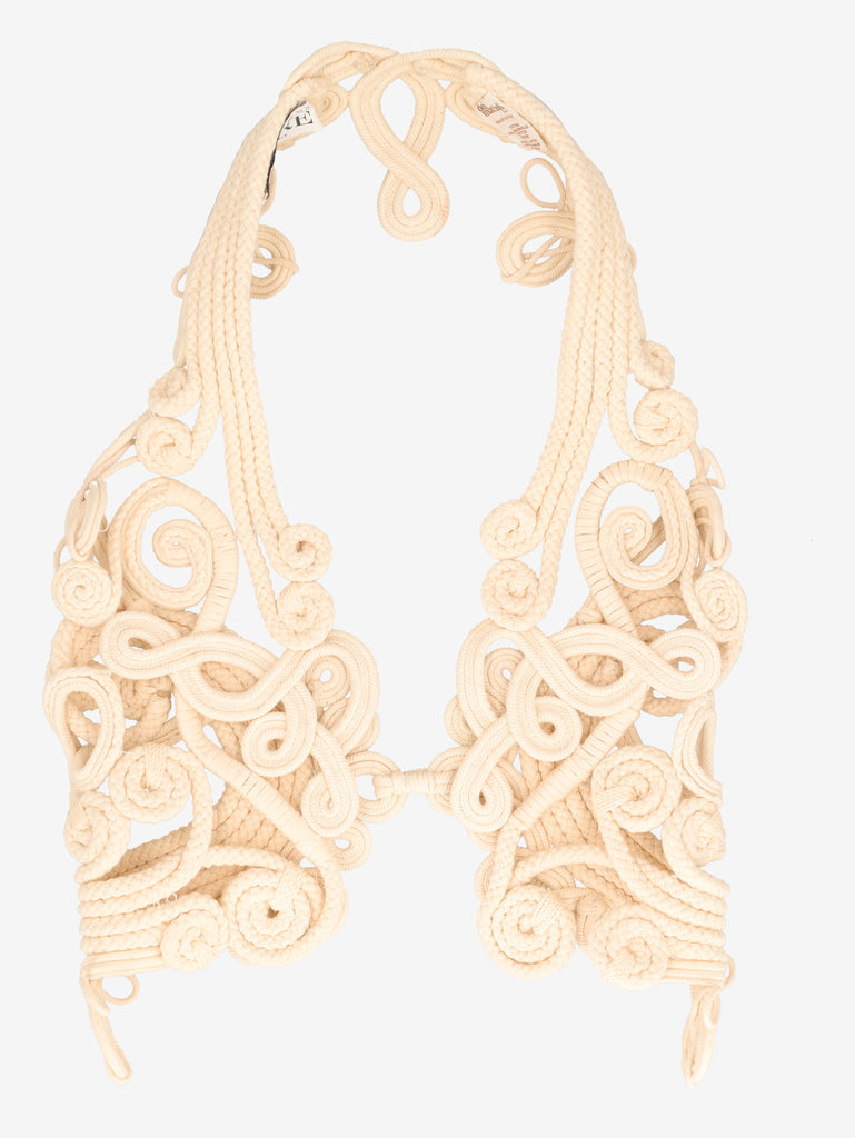 Gianfranco Ferré Textured Halter Top WCV241010419  Gianfranco Ferré 
