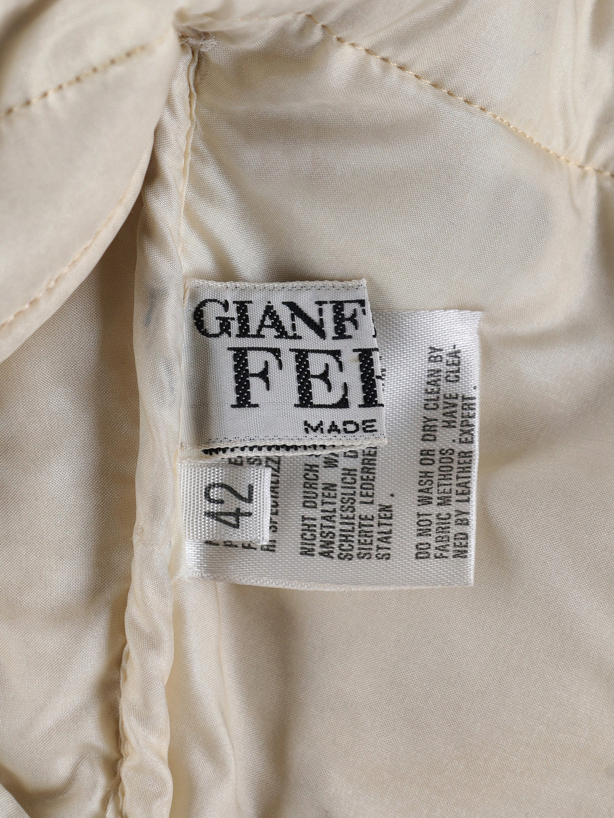 Gianfranco Ferré Jacket in Leather and Shearling wcv10043.11  Gianfranco Ferré 