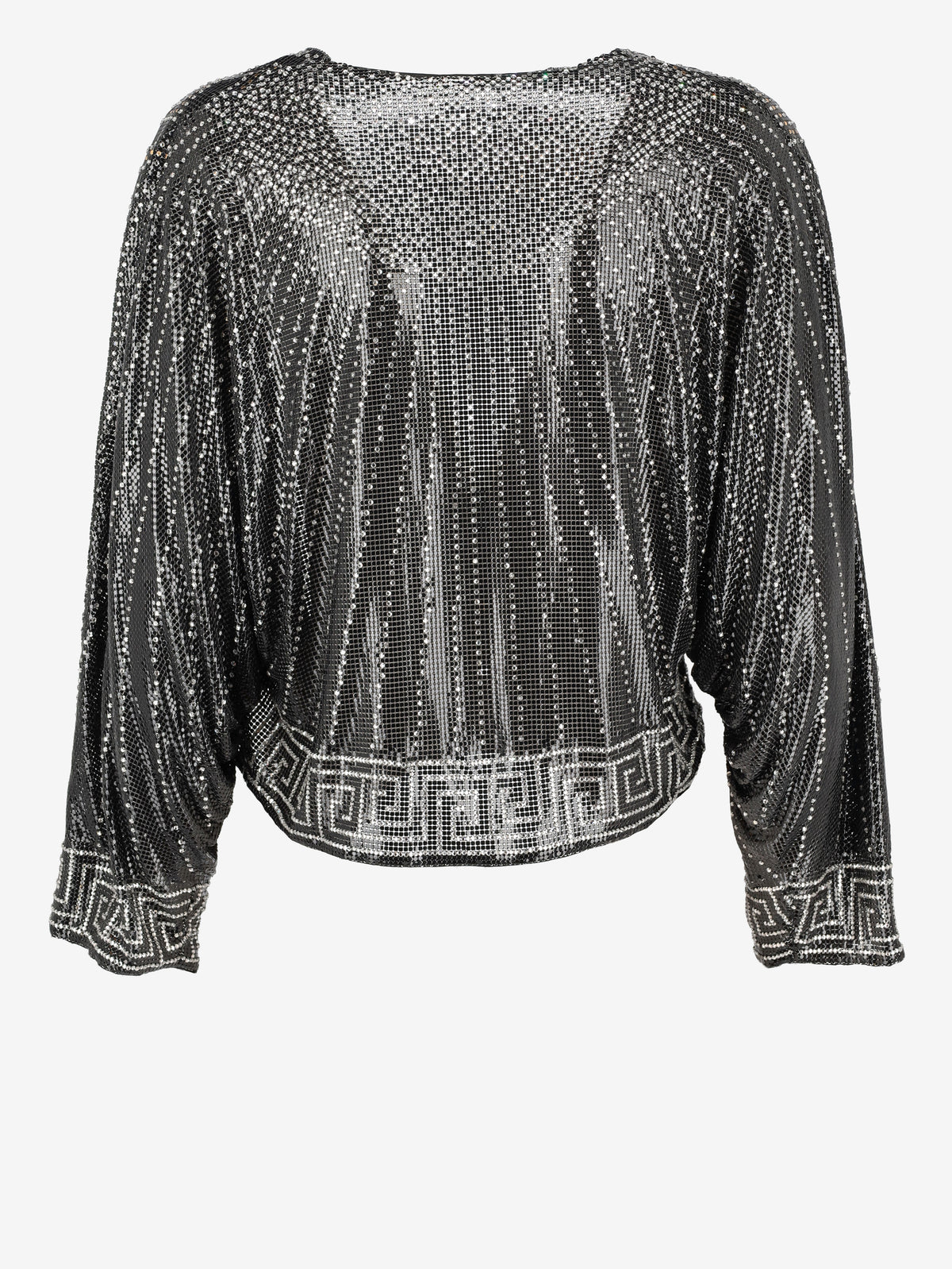 Gianni Versace Couture - Metallic Mesh Crop Blouse (S/S 1986) AR115  Gianni Versace 