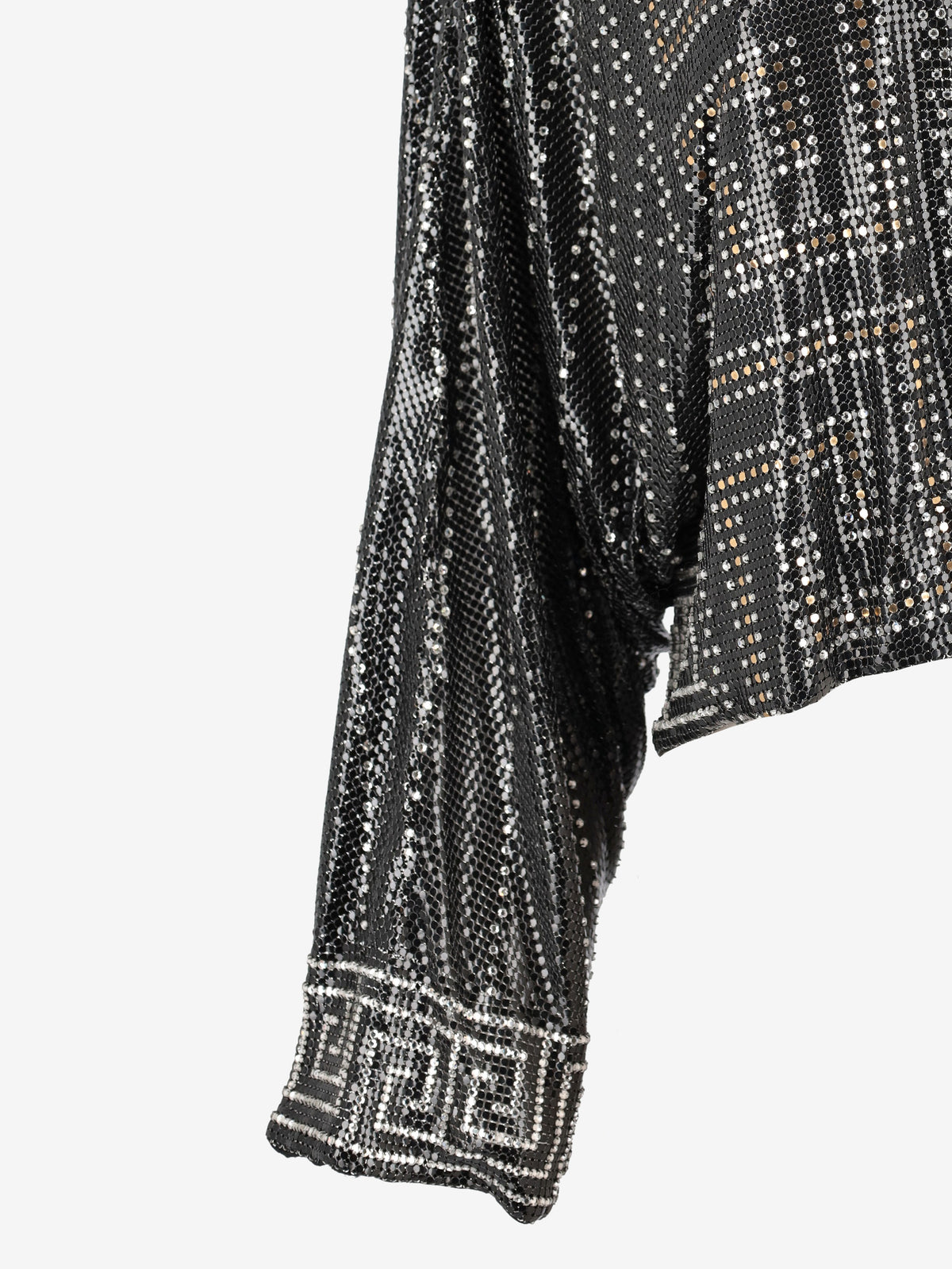Gianni Versace Couture - Metallic Mesh Crop Blouse (S/S 1986) AR115  Gianni Versace 