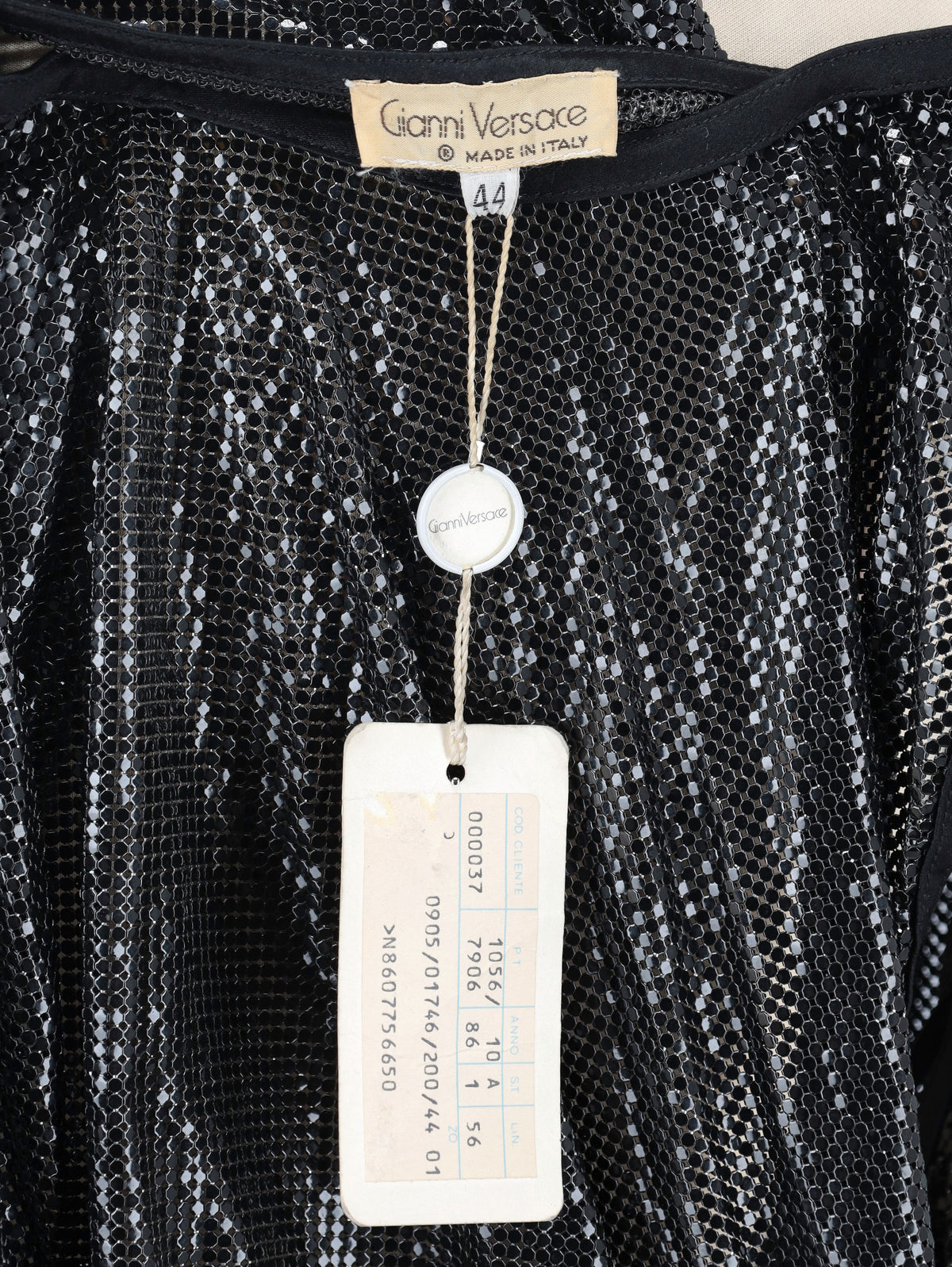 Gianni Versace Metallic Knit Dress BR20325.1  Gianni Versace 