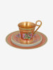 Rosenthal Meets Versace "Floral Elegy" 3-Piece Porcelain Coffee / Tea Set MR12926.40.1  Gianni Versace 