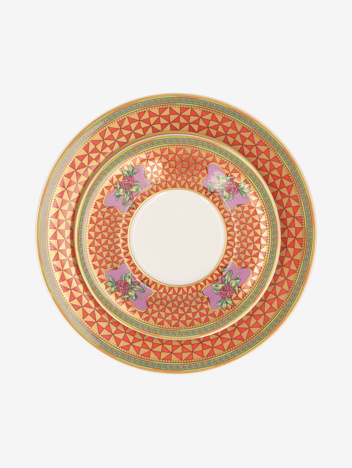 Rosenthal Meets Versace "Floral Elegy" 3-Piece Porcelain Coffee / Tea Set MR12926.40.1  Gianni Versace 