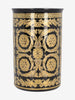 Rosenthal Meets Versace "Gold Baroque" Black and Gold Porcelain Vase MR12926.42  Gianni Versace 