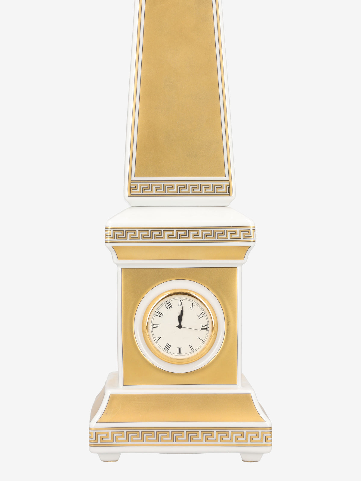 Rosenthal Versace Carpe Diem Porcelain Obelisk Table Clock - Limited Edition 236/999 MR12926.49  Gianni Versace 