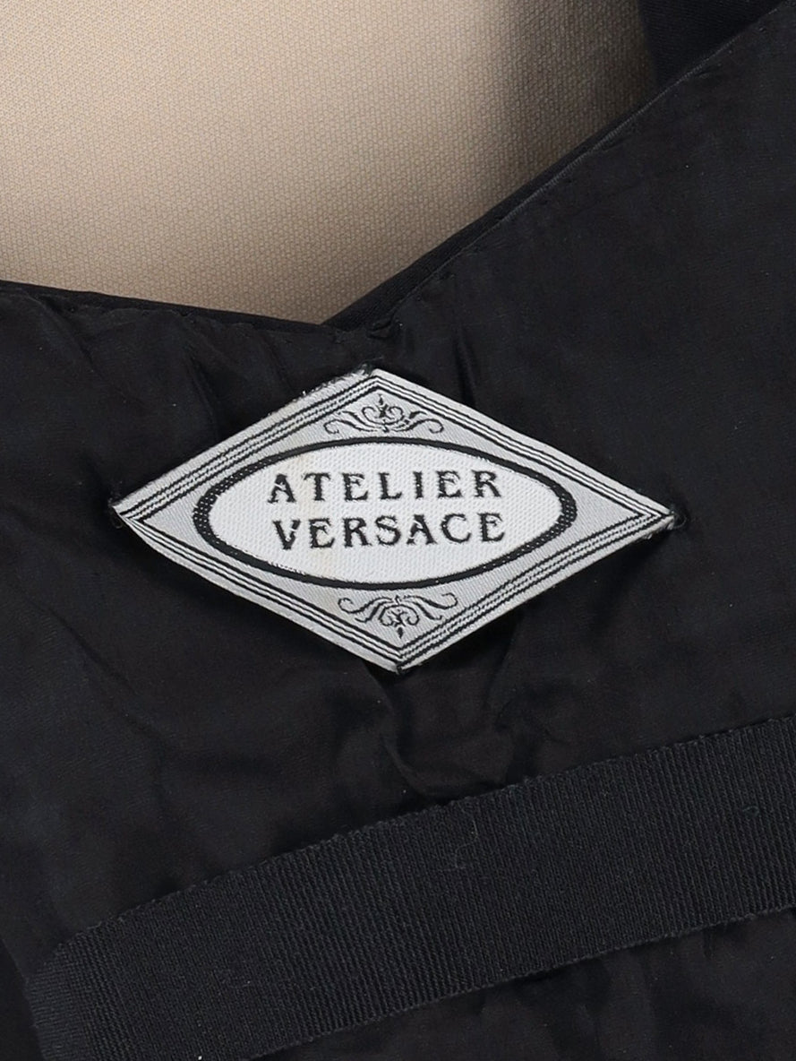 Atelier Versace Rhinestone-embroidered Dress W04032025_18  Gianni Versace 