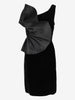 Giorgio Armani One-Shoulder Velvet Dress W27526.166  Giorgio Armani 