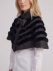 Giorgio Armani Vintage Mini Cape with Fur Inserts W27526.179  Giorgio Armani 
