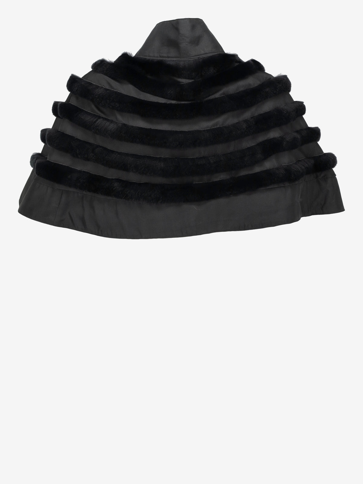 Giorgio Armani Vintage Mini Cape with Fur Inserts W27526.179  Giorgio Armani 