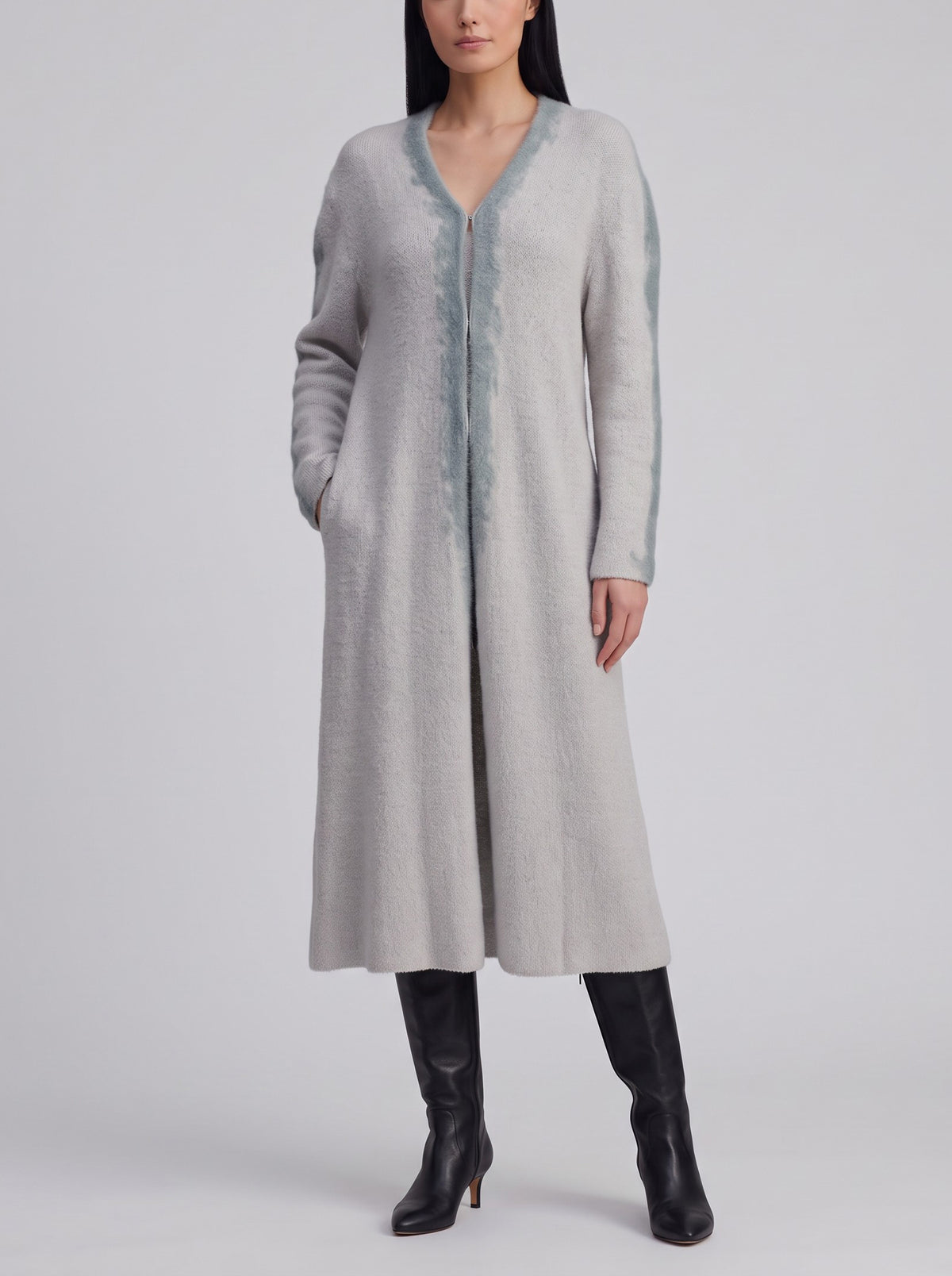 Giorgio Armani Vintage Alpaca Long Knitted Cardigan W27526.181  Giorgio Armani 