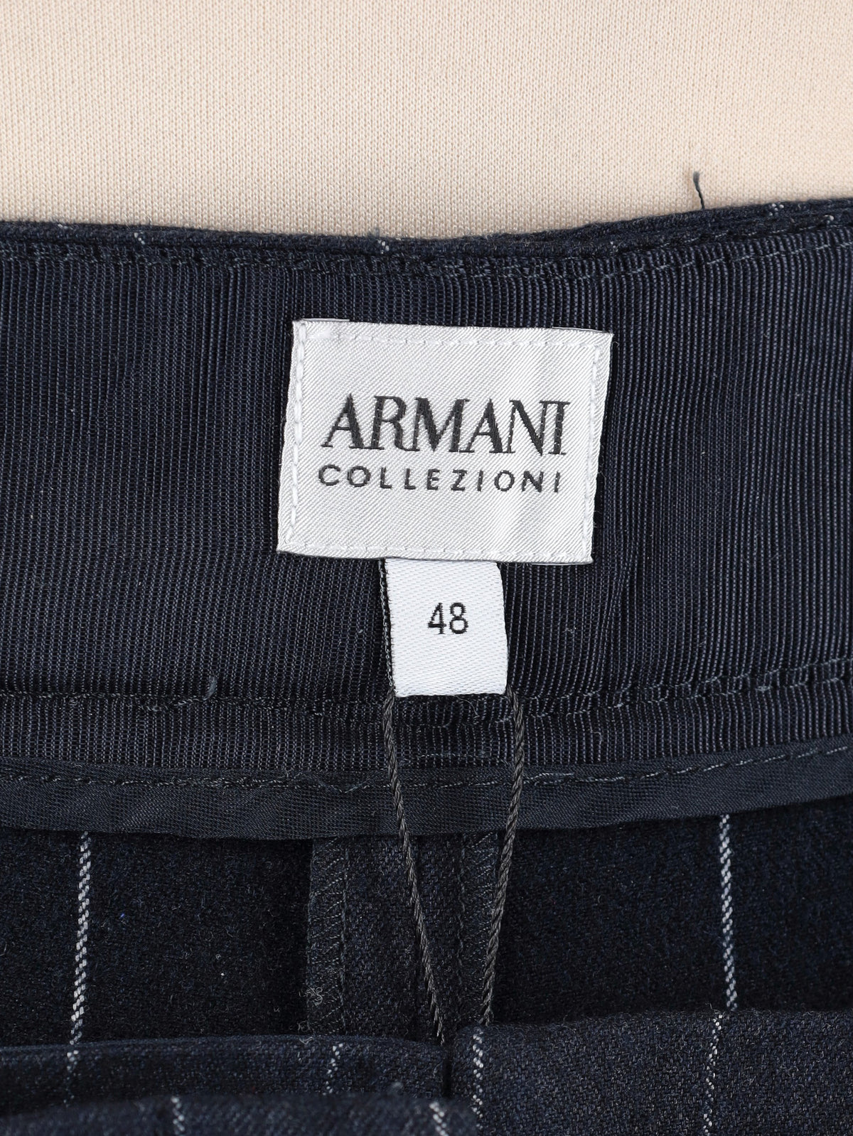 Giorgio Armani Vintage Wool Pinstripe Trousers W27526.187  Giorgio Armani 